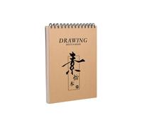 Lusso Dorato Copertina rigida Sketch Pad Notebook Pagine ispessite per la pratica della pittura Disegno Carta Sketch Pad Acquerello Notebook