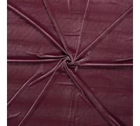 Lusso Elasticizzato Lucido Velluto Tessuto Stoffa - Scuro Rosa