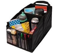 Lusso Gear Organizer per sedile anteriore o posteriore, ideale per adulti e bambini, con 8 scomparti per giocattoli, riviste, fazzoletti, mappe, libri, documenti, giochi e altro ancora