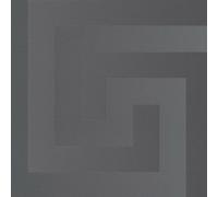 Lusso Greco Chiave Parati Versace Vinile Carbone 38609-1 Geo Maze Sottili Sheen