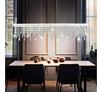 Lusso LED 24 Watt Lampada a Sospensione Cristallo Telecomando Dimmer Corridoio