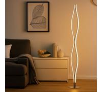 Lusso LED Supporto Lampada Dormire Camera Faretto di Lettura Tavolino Alu Mosso