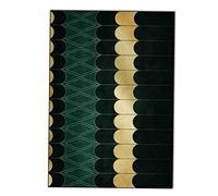 Lusso Linea Oro Tappeto Verde Scuro, Tappeto Area Moderno Morbido Tappeto Antiscivolo Per Pavimenti Di Grandi Dimensioni Salotto Comodino Della Camera Da Letto Tappetino Per Sedia Da C(Size:300x400cm)