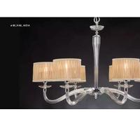 Lusso luci a sospensione soffitto lampadario beige soffitto luce moderna nuovo