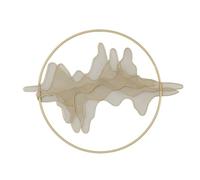 Lusso Moderno Design Decorazione Da Parete In Metallo 3D Decorazione Da Parete A Forma Di Nuvola Scultura Da Parete Rotonda Per Soggiorno Camera Da Letto Cucina Decorazione Ufficio Ornamenti Del Fondo