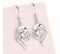 Lusso, orecchini di alta qualità, 999 orecchini in argento sterling, temperamento lungo da donna, Corea 2022 nuovi orecchini di moda, orecchini francesi di celebrità online di alta qualità, 1 paio. (