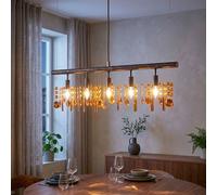Lusso Pendolo Lampada Ess Camera Ambra Colori Cristallo Appesa Coprire Luce [EEK: Non valutato]