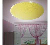 Lusso RGB LED Coprire Lampada Gioco Camera Ragazzi Vetro Faretto Cambia Dimmer [EEK: F]