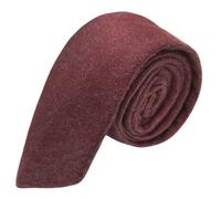 Lusso Rosso Marrone Rossiccio Donegal Tweed Cravatta