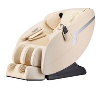 Lusso Sedia Massaggio Beige Shiatsu Zero Gravity Con Riscaldamento Bluetooth Neu