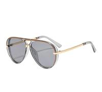 Lusso Twin Bridge Donne Occhiali Da Sole Moda Punk Occhiali Da Sole Uomini All'aperto Guida Shades Uv400