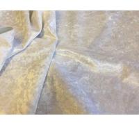 Lusso Velluto Marmo Velour Tessuto Stoffa - Bianco
