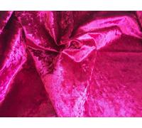Lusso Velluto Marmo Velour Tessuto Stoffa - Fucsia