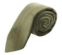 Lusso Verde Oliva Testurizzato Velluto Cravatta