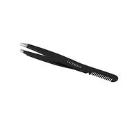 Lussoni Make Up Slant Tweezers With Comb 9.9 cm- pinzette con pettine