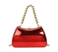 Lussuosa borsa a tracolla in acrilico con tracolla a catena regolabile per occasioni eleganti. Borsa in acrilico lusso