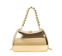 Lussuosa borsa a tracolla in acrilico con tracolla a catena regolabile per occasioni eleganti. Borsa in acrilico lusso