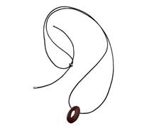 Lussuosa collana con ciondolo rotondo alla moda con ciondolo a sfera alla moda gioielli da collo per look a strati accessorio per gioielli, Misura unica, come descritto, come descritto
