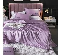 Lussuosa vera seta 100% seta di gelso europea biancheria da letto per hotel a cinque stelle articolo 4 pezzi set jacquard set di biancheria da letto da 4 pezzi king size (colore : G, dimensioni :