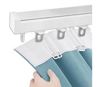 Lussuoso binario da soffitto in alluminio da 2,9 m con puleggia universale a rullo, ideale per divisori e tende per finestre, maggiore durata e facile installazione