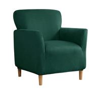 Lussuoso copridivano elasticizzato verde scuro, sfoderabile e lavabile, elegante velluto per mobili per soggiorno e camera da letto, per sedie e divani