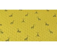 Lussuoso DIMPLE BABY Morbido Tessuto - GIRAFFA GIALLA