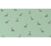 Lussuoso DIMPLE BABY Tessuto Morbido - GIRAFFA VERDE