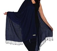 lussuoso Kashmiri 100% fine lana pashmina scialle stola sciarpa 24 colori