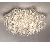 Lussuoso lampadario in cristallo per soggiorno di fascia alta, camera da letto, sala da pranzo e altro ancora (Diametro 100cm)