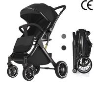 Lussuoso passeggino leggero ad alto paesaggio, sedile con scappamento sulle gambe per neonato, passeggino con una sola mano, carrozzina, dimensioni compatte