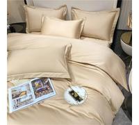Lussuoso set di biancheria da letto in cotone copripiumino federa biancheria da letto morbido set di biancheria da letto lussuoso raso setoso set di biancheria da letto 11 letto singolo 4