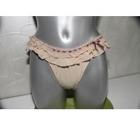 Lussuoso Tanga Raso Pizzi Carne Janet reger Taglia M-L (40-44) Val