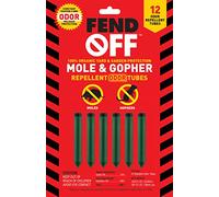 Luster Leaf Fend off Mole And Gopher Organic Odor Tubes, Bianco, Confezione da 12