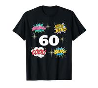 Lustig Spruch Cool toll Super Hero Outfit 60 Anni Alt 1965 Maglietta