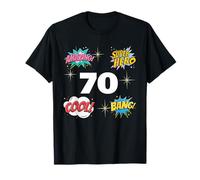 Lustig Spruch Cool toll Super Hero Outfit 70 Anni Alt 1955 Maglietta