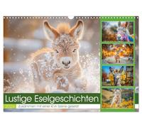 Lustige Eselgeschichten (Wandkalender 2026 DIN A3 quer), CALVENDO Monatskalender: Von ihren eigenwilligen Charakterzügen bis hin zu ihren lustigen ... Begleiter und einer Quelle der Freude macht.