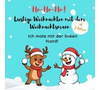 Lustige Weihnachten mit dem Weihnachtsmann: Ich male mit der linken Hand!