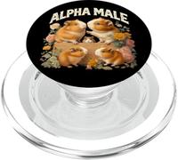 Lustiges Meerschweinchen Alfa Divertente Cavia Meme Maschio PopSockets PopGrip per MagSafe