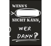 Lustiges Notizbuch zum Personalisieren | Geschenk für Kollegen, Freunde, Lehrer, Schüler | Witziges Tagebuch | 8,5x11 Zoll | Gepunktet, Dotted | ... Namen Ausfüllen als Geschenk | Geschenkidee