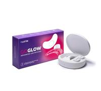 LUSTRE GoGlow - Patch LED wireless avanzate sotto gli occhi, dispositivo illuminante e sgonfiante per terapia della luce con LED rosso + blu (415 nm/630 nm), trattamento rapido in 3 minuti, custodia