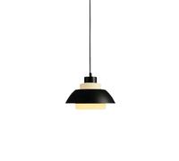 Lustre Noir minimaliste - Plafonnier à 1 Lumière pour Couloir, Chambre, Salle à Manger et Plus Encore