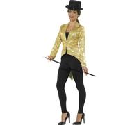 Lustrini Gilet Frac Giacca Donna Uomo Cabaret Costume Showtime Adulti