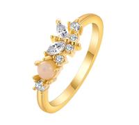 LUTAKU Anello da donna delicato e delicato a forma di farfalla, con pietre marquise, regalo per migliori amiche e fidanzate da donna