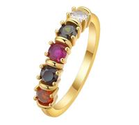 LUTAKU Squisiti anelli stratificati: puro rame elettrolitico, anelli versatili e alla moda, regalo per le donne