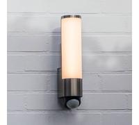 LUTEC Applique da esterni LED LEDA, acciaio inossidabile, altezza 35 cm, IP44 Lutec