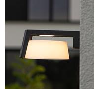 LUTEC Applique da esterni LED Moon, antracite, CCT, IP44 Lutec