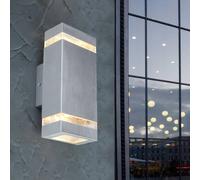 LUTEC Applique da esterno Focus, acciaio inox Lutec