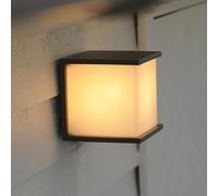 Lutec Box Cube lampada a parete, E27, 1 luce, 5184601118, Box Cube [Lampade per Esterni > Lampade a Parete]