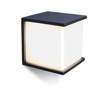 Lutec Box Cube lampada a parete, E27, 1 luce, 5184601118, Box Cube [Lampade per Esterni > Lampade a Parete]