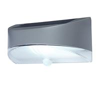 Lutec Bread Lampada da Esterno LED Pannello Solare Integrato, 1.2 watts, Grigio Chiaro, 22 x 12 cm